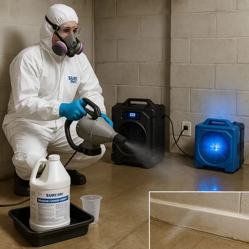 Sanitization and Odor Removal process in Thunderbolt, GA